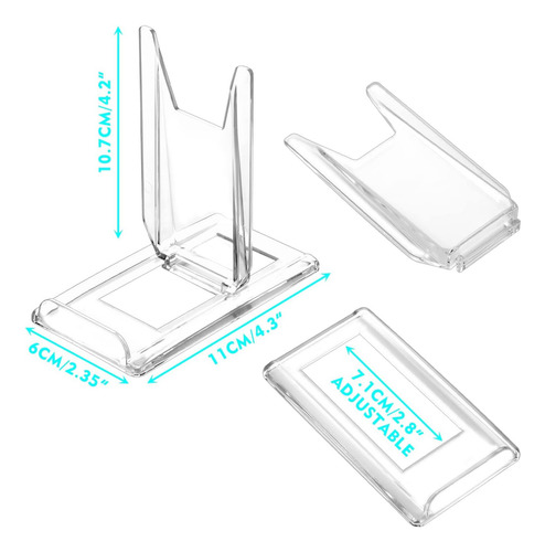 10 Sets Soporte De Caballete Acrílico Para Exhibir Soporte