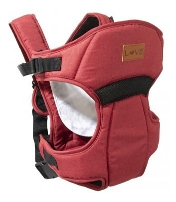 Mochila Ergonómica Canguro Porta Bebe 2 En 1 Reforzada Love 