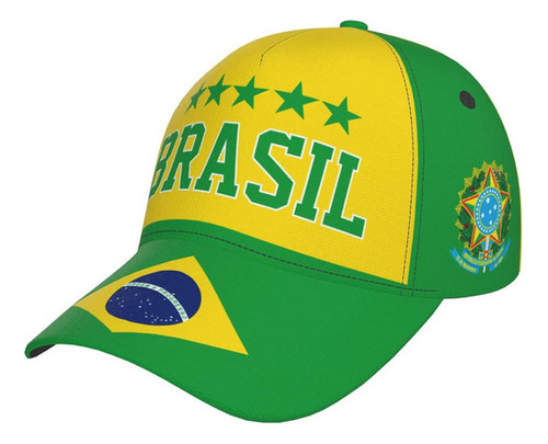 Gorra De Béisbol Brasileña De 5 Estrellas De Brasil