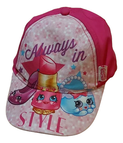 Ptd 3671 Gorra Ajustable Fucsia Shopkins Footy 