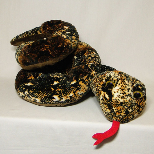 Cobra De Pelúcia Marrom - Grande