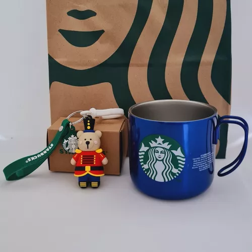 Taza Starbucks Cerámica Original Nuevo Con Detalles Dorados