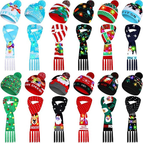 Toulite 22 Sombreros De Invierno Bufanda Sombrero De Punto