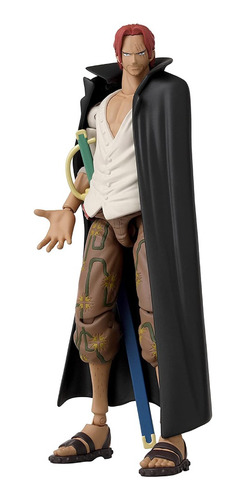 Imagen 4 de 10 de Shanks Anime Heroes One Piece Bandai 17cm + 16 Articulacione