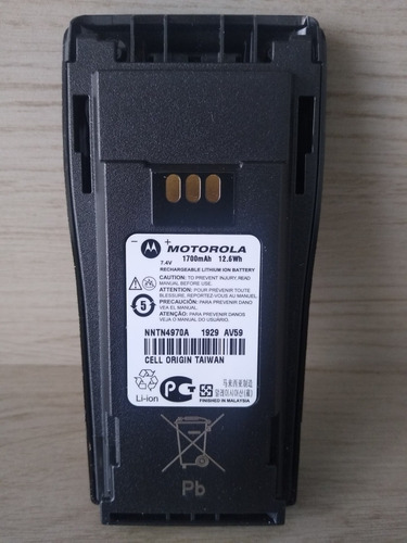 Imagen 1 de 1 de Bateria Motorola Nntn4970