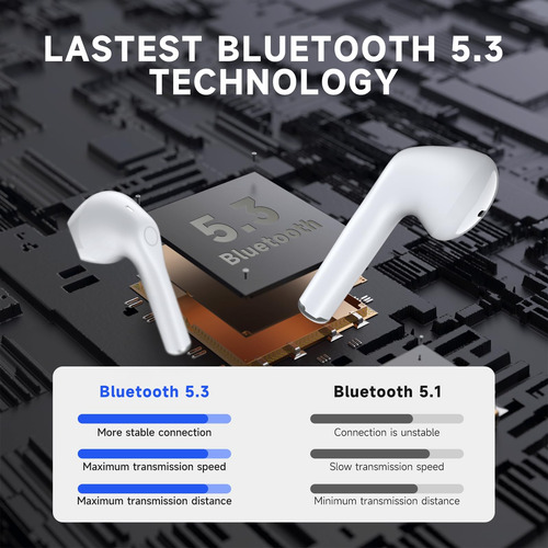 Audífonos Inalámbricos 1 Hora Aut201 Bluetooth 5.3 Con Mic