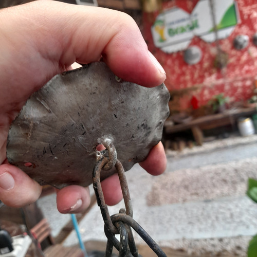 Imagem 7 de 10 de Lustre Antigo Ferro Feito A Mão Rústico Medieval Restauro