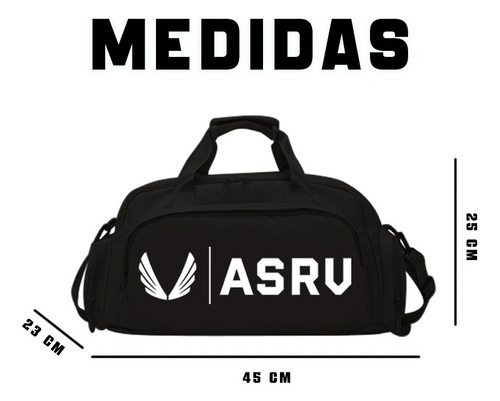 Maleta Mochila Deportiva Casual Gym Multiposiciones Asrv Sig