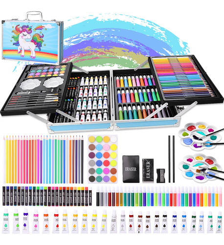 Set De Arte Profesional Dibujo Colore Marcadore Teker 145pcs