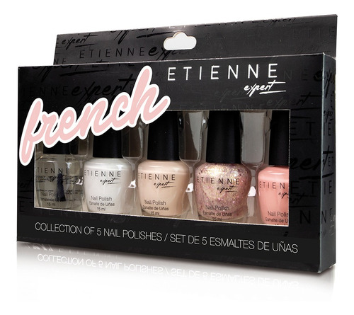 Set De 5 Esmaltes De Uñas Etienne French