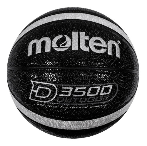 Balon De Basquetbol Molten D3500 Piel Sintetica Negro #7