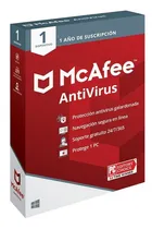 Comprar Mcafee Antivirus 1 Pc