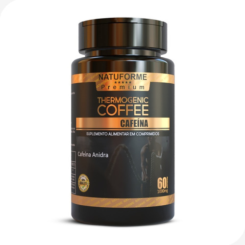 Thermogenic Coffe Cafeína Comprimidos 1000mg Premium