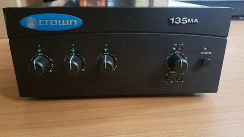 Crown Audio 135 ma 35 w 3 80hm 70/100 v De Entrada Amp