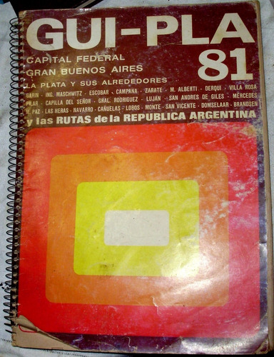 1981-gui-pla Capital-gran.bs.as.rutas Argentinas-la Plata Y 