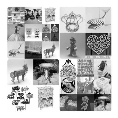 Pack Vectores Diferentes Formatos Dxf, Cdr, Ai W056