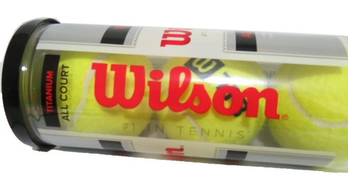 Imagen 2 de 4 de Bolas De Tenis Wilson Titanium X 3 All Court