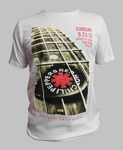 Remera Rock Internacional Red Hot Chili Peppers Serigrafia