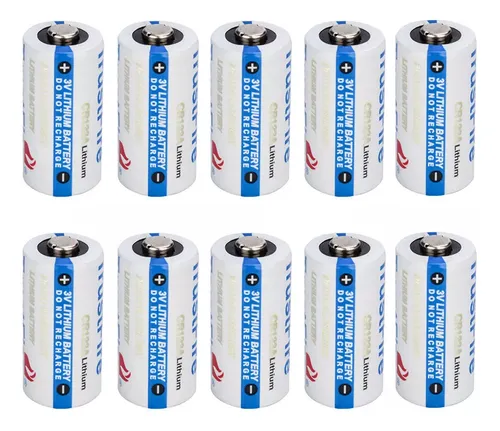 Pila Bateria 16340 1400mah Cr123a 3.0v No Recargable 3v