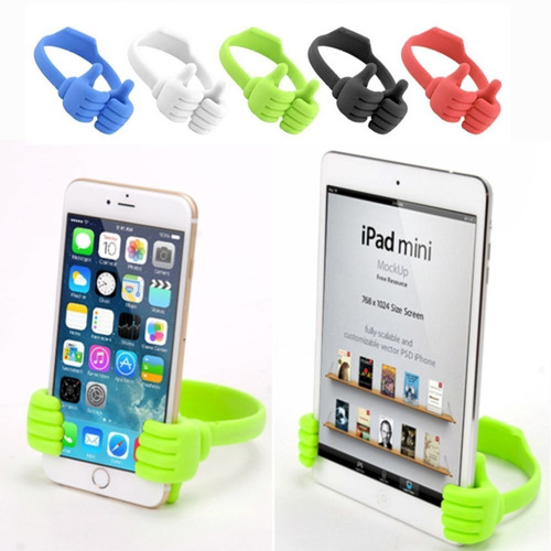 Imagen 2 de 4 de Soporte Manito Para Celular Y Tablet - Universal - Colores