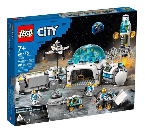 Brinquedo Lego City 60350 Base De Pesquisa Lunar 786 Pcs