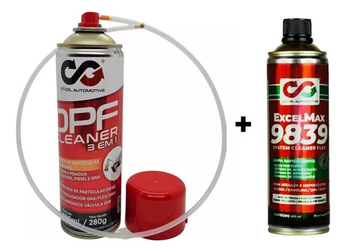 Descarbonizante Max System Cleaner 9839 + Dpf Cleaner 3 Em 1