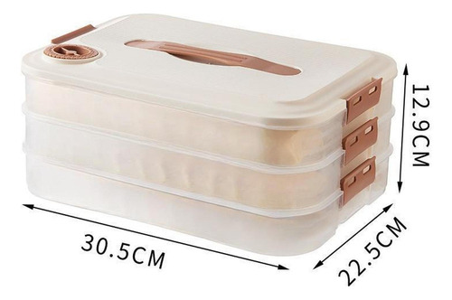 Contenedor De Almacenamiento De Alimentos, Caja Tres Capas