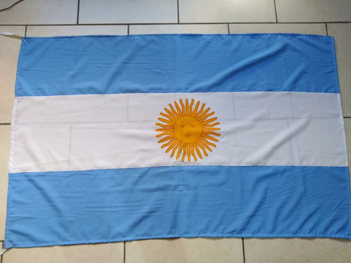 Imagen 1 de 7 de Bandera De República Argentina, De Buena Calidad, Grande,