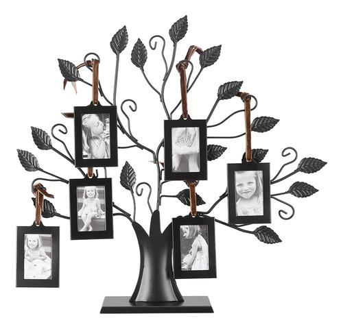 Elegante Marco De Fotos Familiares Con Diseño De Árbol Para 