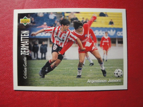 Figuritas Futbol 1995 Trading Card Argentinos Jrs Zermattena