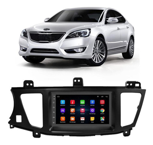 Kit Central Multimídia Android Cadenza 2010 A 2017 2 Din Kia