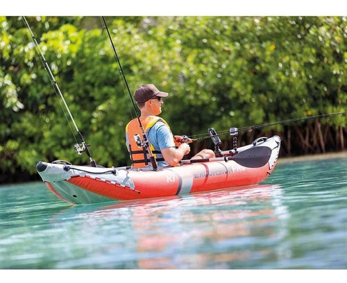 Caiaque Inflável Intex Excursion Pro Com Remo E Bomba