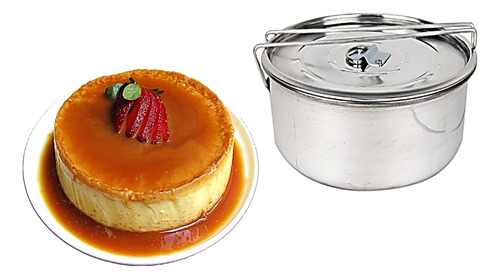 Moldes Flanera Fiambrera Flan  Aluminio  1 Pza 14 Cm Postres