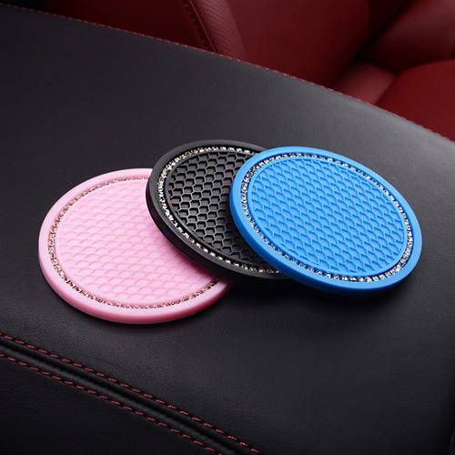 Alfombrilla Antideslizante De Goma Blanda Para Coche, 2 Unid