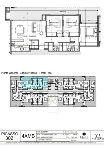 Imagen 3 de 3 de Departamento - Canning (e. Echeverria)