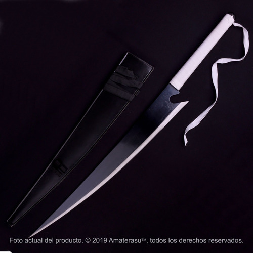 Imagen 2 de 10 de Katana Ichigo Zangetsu Espada Anime Bleach Funda Envio Grats