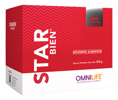 Starbien Caja Con 30 Sobres Omnilife Naranja