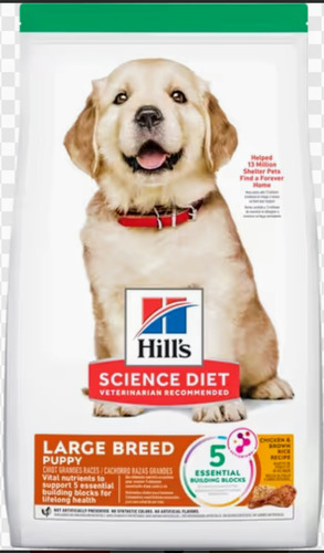 Alimento Hill's Sciencediet Puppy Large Breed X 27.5 Libras 