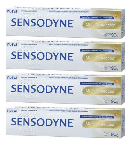 Pack Crema Dental Sensodyne Multiprotección 90 Gr