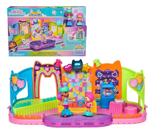 comprar Spin Master Gabby's Dollhouse Cuarto de Fiesta 12 piezas, Terraza Compatible con Casa de Gabby