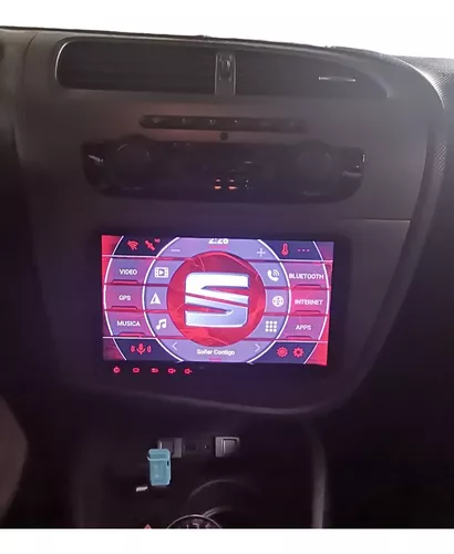 Autoestéreo Android 9' Seat Leon 04-12 2gb+32gb Dsp Carplay