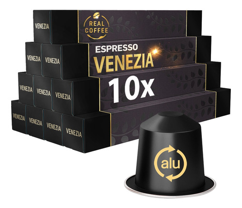 Cápsulas Real Coffee® Venezia Compatible Con Nespresso