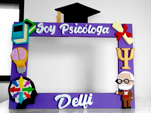 Marco Para Selfie De Psicología - Diseño Todas Las Carreras