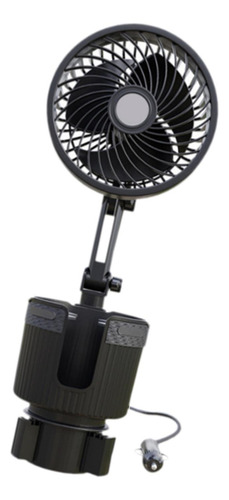 Ventilador De Carro E Suporte De Copo Ventilador 12v 6 Pol.