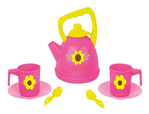 Brinquedo Miyo Kit Chá Brincando Cotiplás