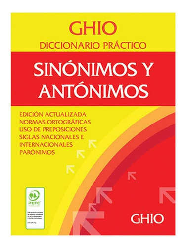 Diccionario Práctico Sinónimo Y Antónimo - Guio Original