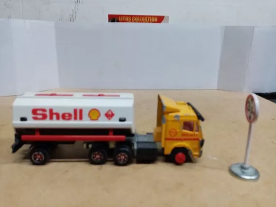 Majorette Raro Trailer Pipa Mercedez Escala Juguete Antiguo