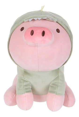 Cerdito Dinosaurio Ultrasuave Cerdo Con Sudadera 27cm Miniso