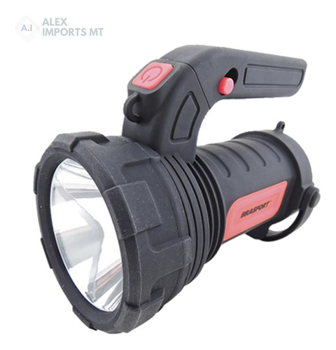 Lanterna Led Alfa Pilha Com Luz Auxiliar Brasfort Lamterna