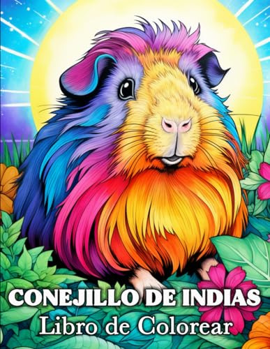 Conejillo De Indias Libro De Colorear: 50 Imágenes Bonitas P